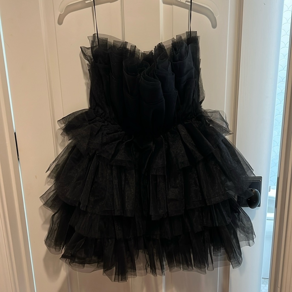 Tule Strapless Dress